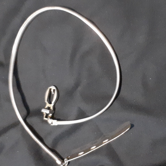 gold metal belt sz S - Picture 3 of 4